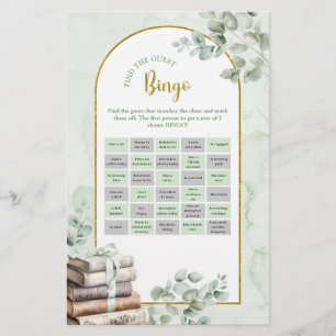 Greenery Storybook Find The Guest Bingo Games