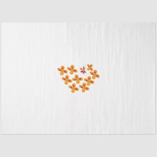 Greenery Summer Wedding Invitation Tissue Paper (Front)
