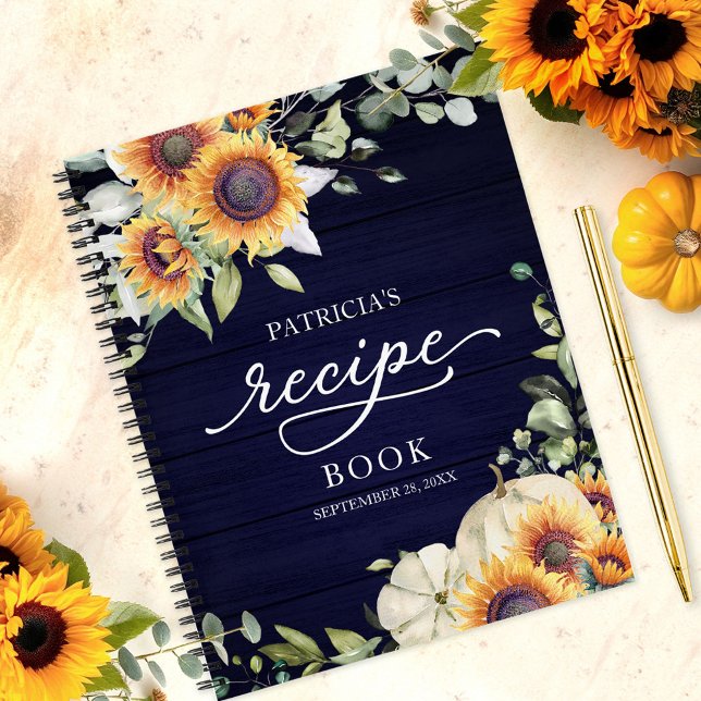 Greenery Sunflowers Bridal Shower Recipe Book (Creator Uploaded)