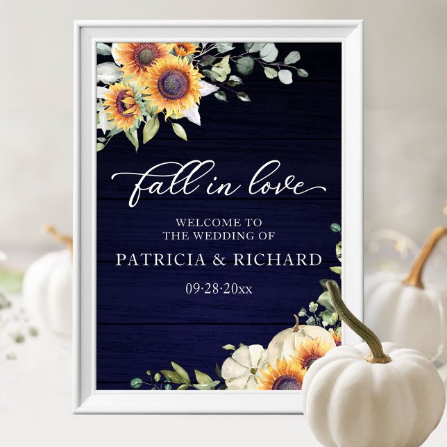 Greenery Sunflowers Wedding Welcome Sign  (Creator Uploaded)