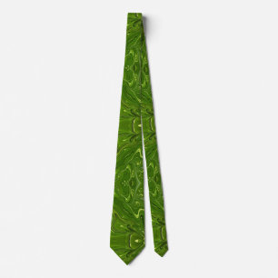 Greenery Swirls Neck Tie