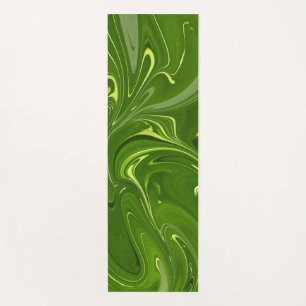Greenery Swirls  Yoga Mat