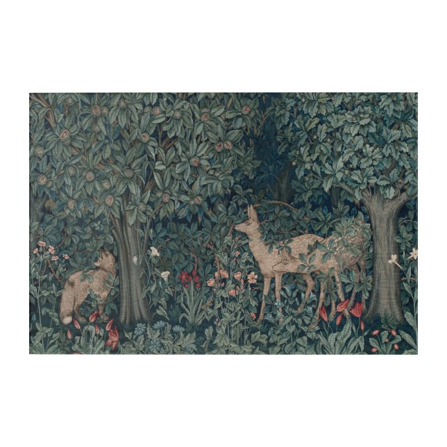 Greenery, Victorian Era Tapestry by Henry Dearle Acrylic Print (Front)