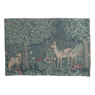 Greenery, Victorian Era Tapestry by Henry Dearle Pillow Case