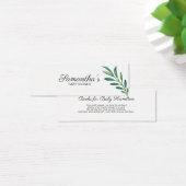 Greenery Watercolor Baby Shower Book Request (Desk)