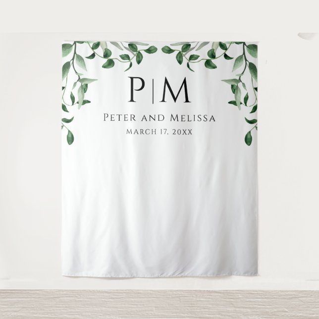 Greenery Wedding Backdrop (Front)