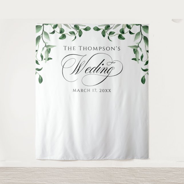 Greenery Wedding Backdrop (Front)