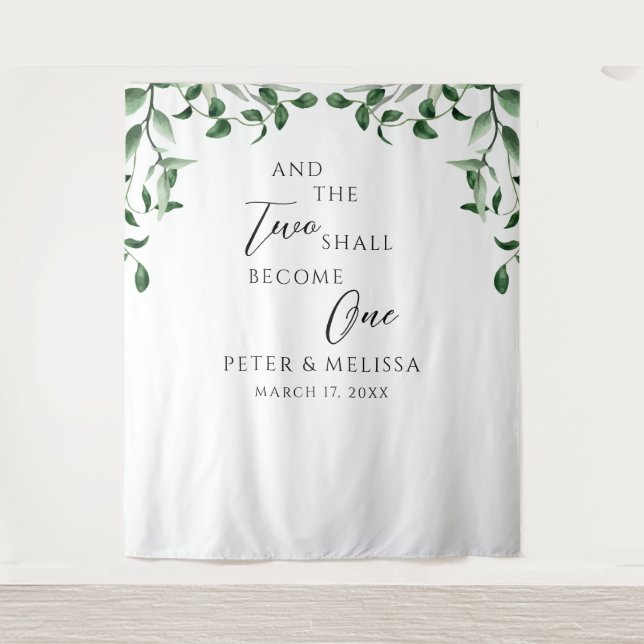 Greenery Wedding Backdrop (Front)