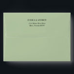 Greenery Wedding Birthday Celebration invitation Envelope<br><div class="desc">Greenery Wedding Birthday Celebration invitation envelope.</div>