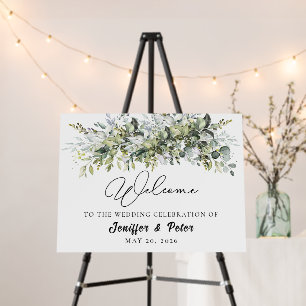 Greenery Wedding Celebration Foam Boards