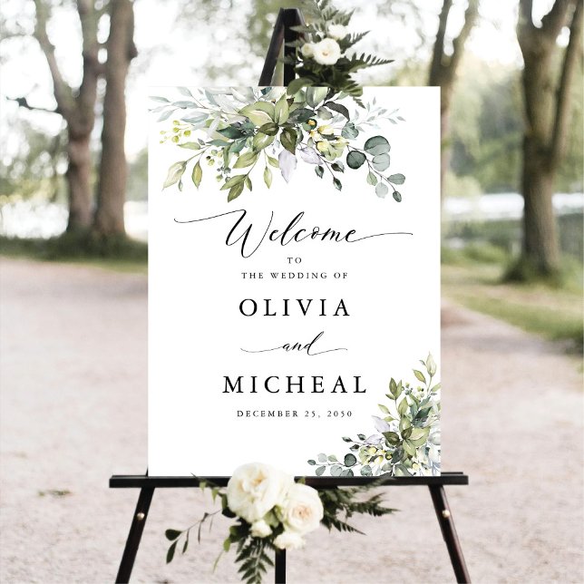 Greenery Wedding Foam Boards (Creator Uploaded)