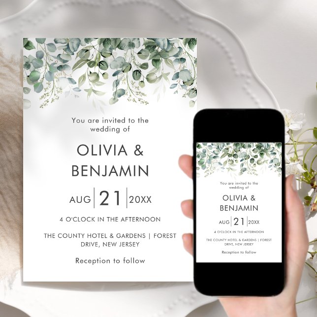 Greenery | Wedding Invitation (Creator Uploaded)