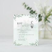Greenery Wedding RSVP BUDGET (Standing Front)