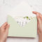 Greenery White Floral Gold Geometric Wedding