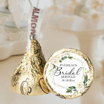 Greenery White Flowers Geometric Bridal Shower  Hershey®'s Kisses®<br><div class="desc">Greenery White Flowers Geometric Bridal Shower Hershey Kisses</div>