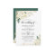 Greenery White Rose Floral Gold Leaves Wedding