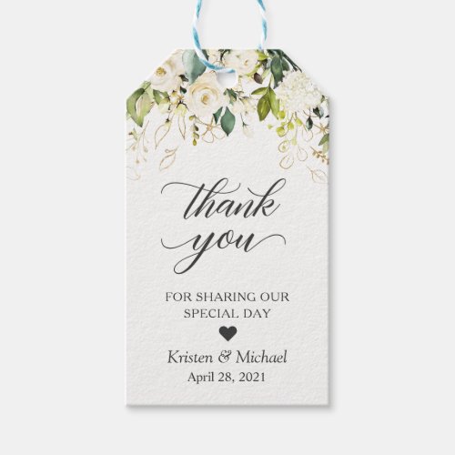 Greenery White Rose Floral Wedding Favor Thank You Gift Tags - Customize this "Greenery White Rose Floral Wedding Favor Thank You Gift Tag" to add a special touch. It's a perfect addition to match your colors and styles.
(1) For further customization, please click the "customize further" link and use our design tool to modify this template.
(2) If you need help or matching items, please contact me. Greenery White Rose Floral Wedding Favor Thank You Gift Tags - Customize this "Greenery White Rose Floral Wedding Favor Thank You Gift Tag" to add a special touch. It's a perfect addition to match your colors and styles.
(1) For further customization, please click the "customize further" link and use our design tool to modify this template.
(2) If you need help or matching items, please contact me.