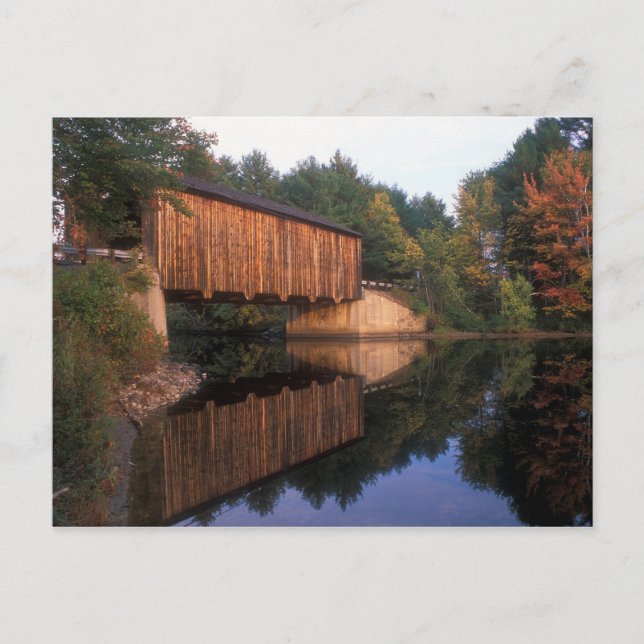 Greenfield Covered Bridge New Hampshire Postcard (Front)