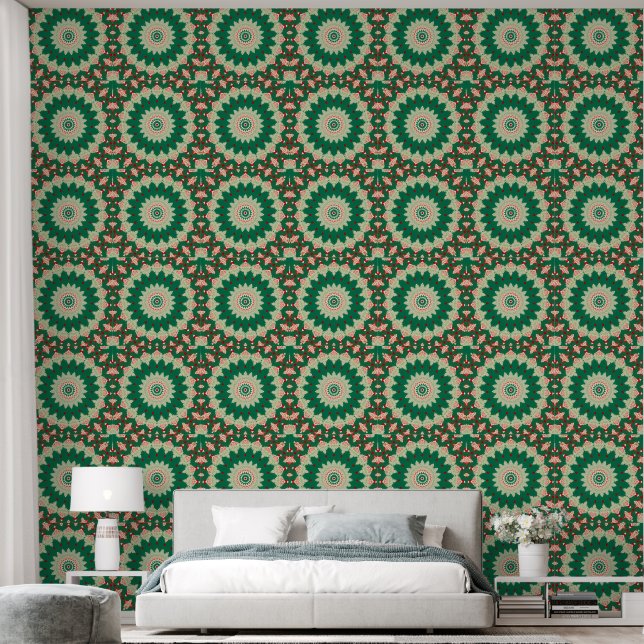 Greenfield Daisy Peel and Stick Wallpaper Wallpaper (Bedroom)