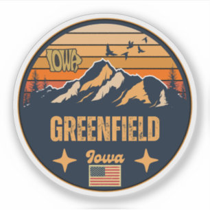 Greenfield, Iowa Ia, United States Sticker