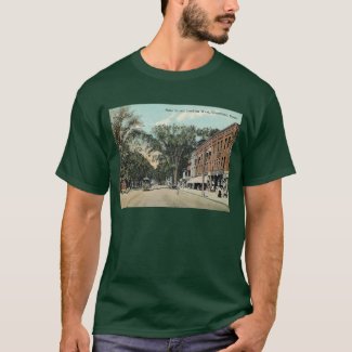 Greenfield Massachusetts Main Street Vintage  T-Shirt