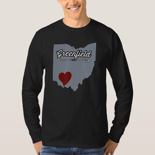GREENFIELD  Ohio OH City State USA  Cute Souvenir T-Shirt (Front)