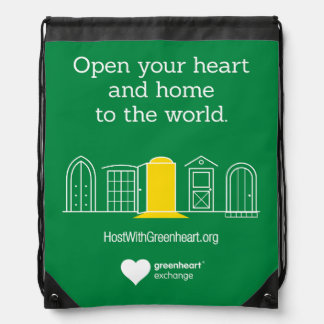 Greenheart drawstring bag