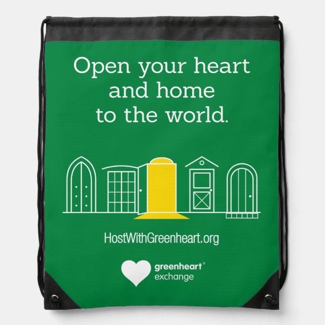 Greenheart drawstring bag (Front)