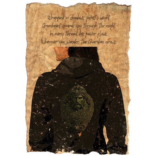 Greenheart Guardian: Green Man Hoodie (Creator Uploaded)