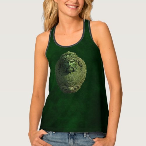 Greenheart Guardian Green Man  Tank Top