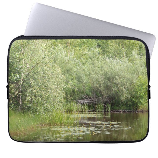 Greenhill Pond Laptop Sleeve (Front)