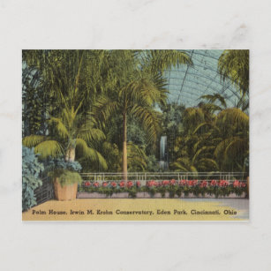 Greenhouse, Eden Park, Cincinnati, Ohio Postcard