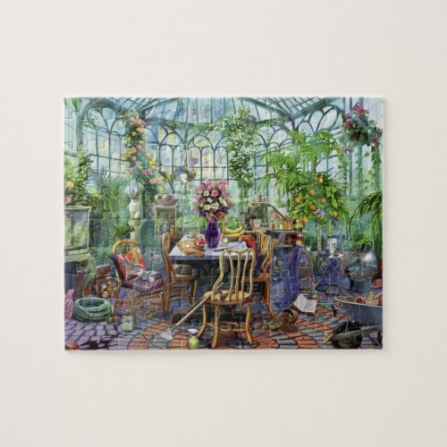 Greenhouse Morning Jigsaw Puzzle