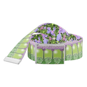 Greenhouse Windows and Batik Hydrangeas Belt