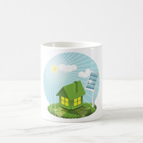 Greenhouse With Solar Energy Mug