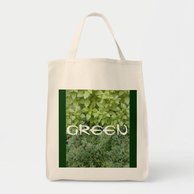 "Greenie" Cotton Reusable Shopping Bag 05 (Front)