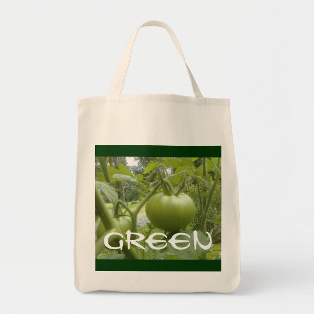 "Greenie" Cotton Reusable Shopping Bag 06 (Front)