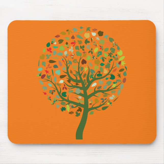 Greenie tree eco planet mouse pad (Front)
