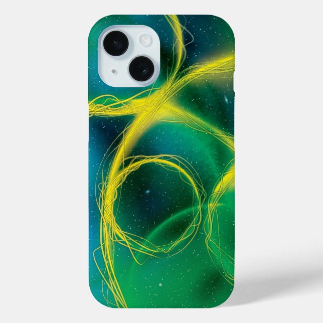 Greenish Abstract Case-Mate iPhone Case (Back)