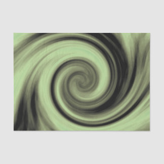 Greenish Swirl Tissue Paper
