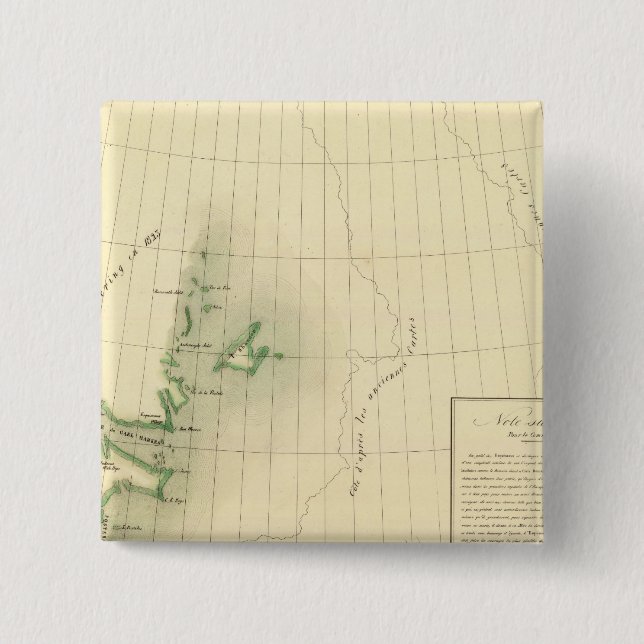 Greenland Atlas Map Button (Front)