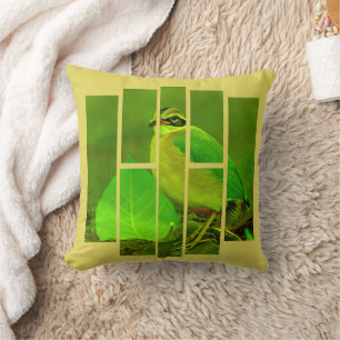 Greenland Bird Throw Pillow