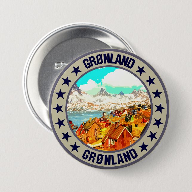 Greenland                                          button (Front & Back)