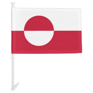 Greenland Car Flag