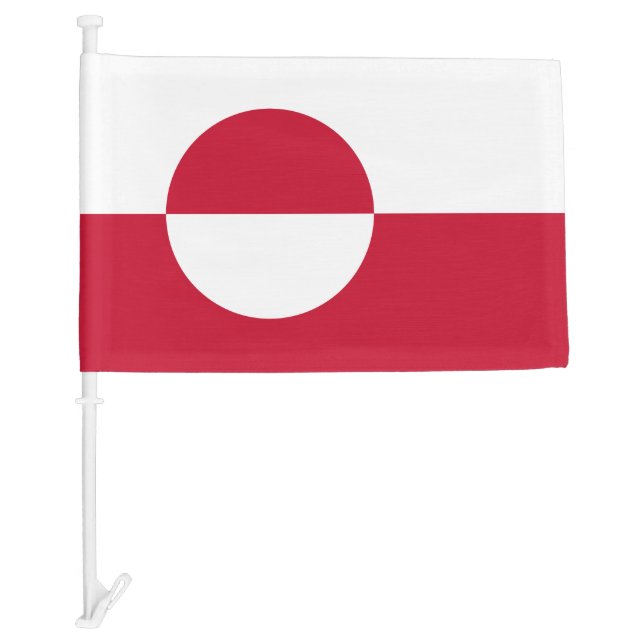 Greenland Car Flag (Front)