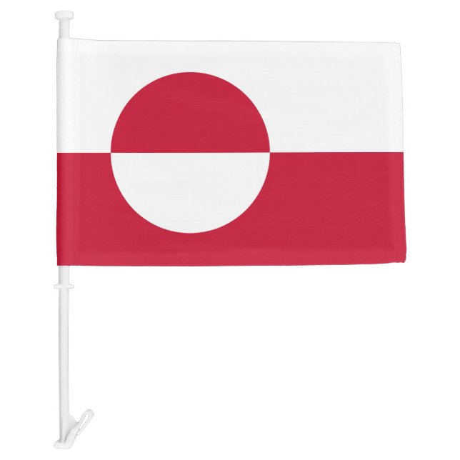 Greenland Car Flag (Front)