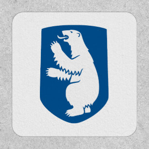 Greenland coat arms country symbol emblem flag den patch
