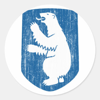 Greenland Coat Of Arms Classic Round Sticker