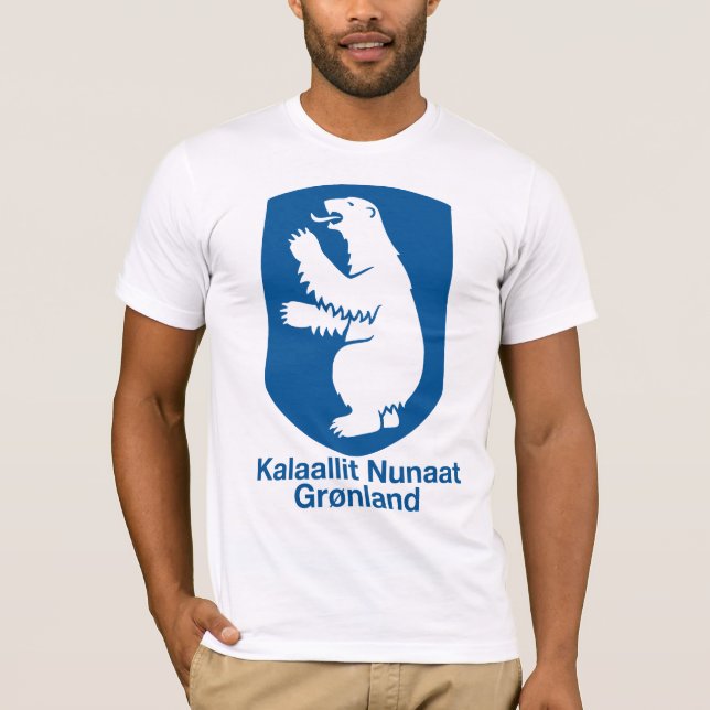 Greenland Coat of Arms T-shirt (Front)
