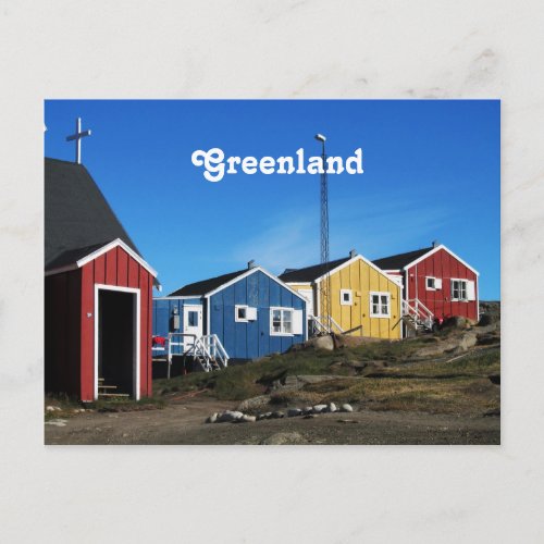 Greenland Countryside Postcard